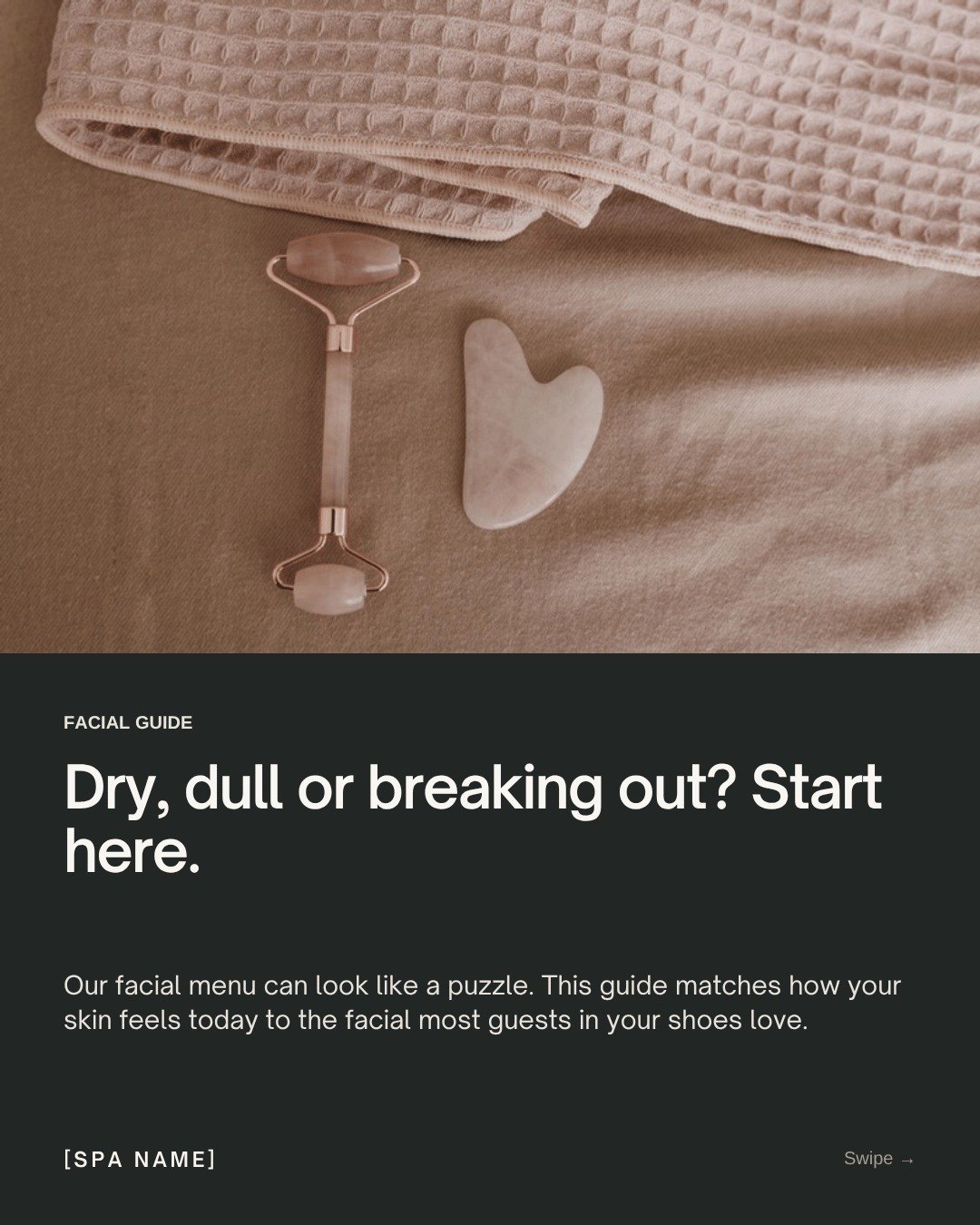 Day Spa pack, sample Q4 Instagram post 3